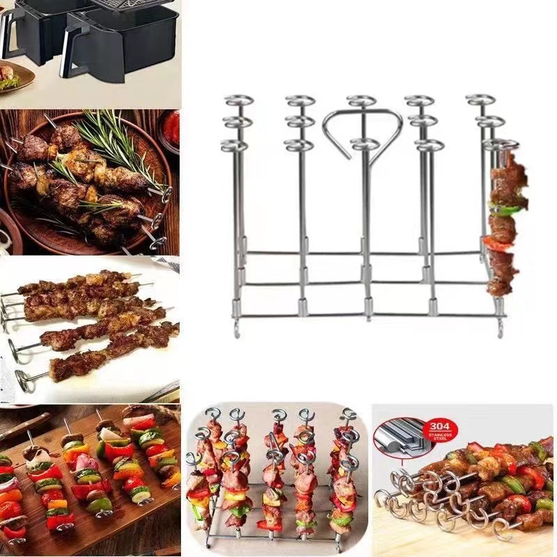 Skewer and Shish Kebab Rack - 4 Seasons Home Gadgets