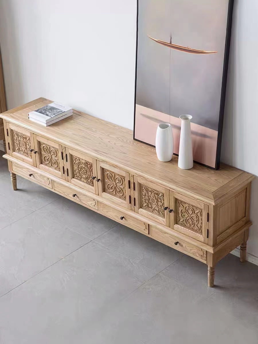 Solid Bree Media Console - 4 Seasons Home Gadgets