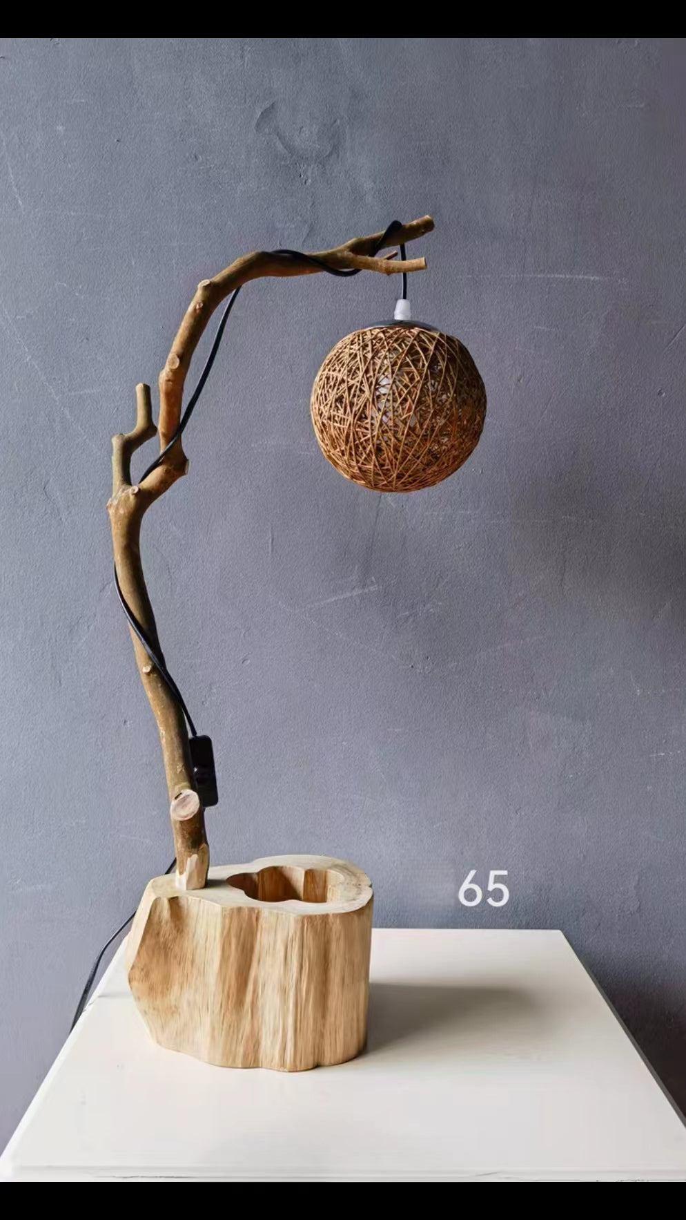 Solid Wood Arched Lamp - 4 Seasons Home Gadgets