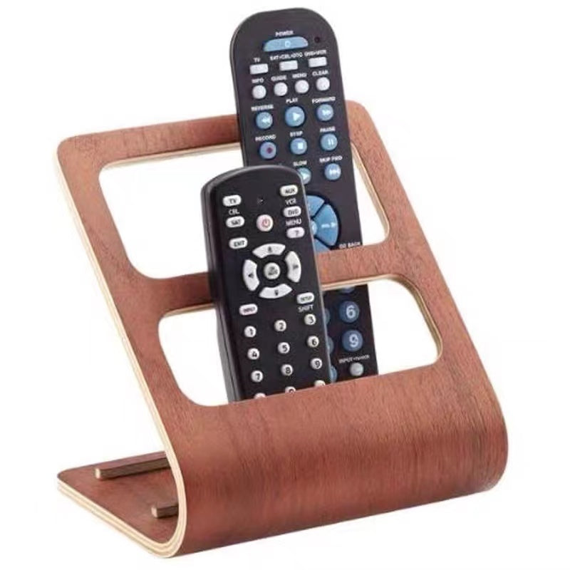 Solid Wood Remote Control Holder - 4 Seasons Home Gadgets