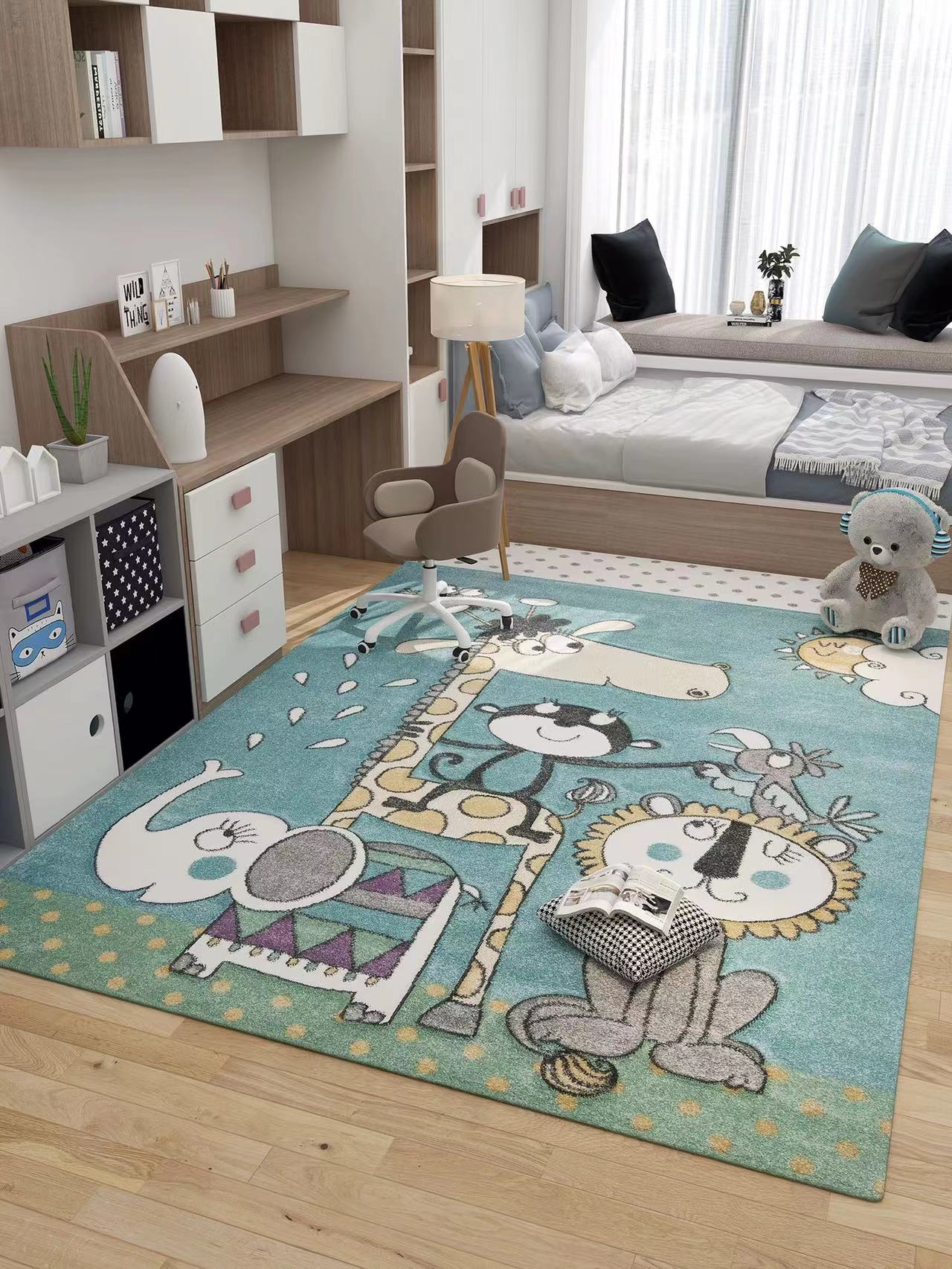 Space & Animal Polypropylene Rug - 4 Seasons Home Gadgets