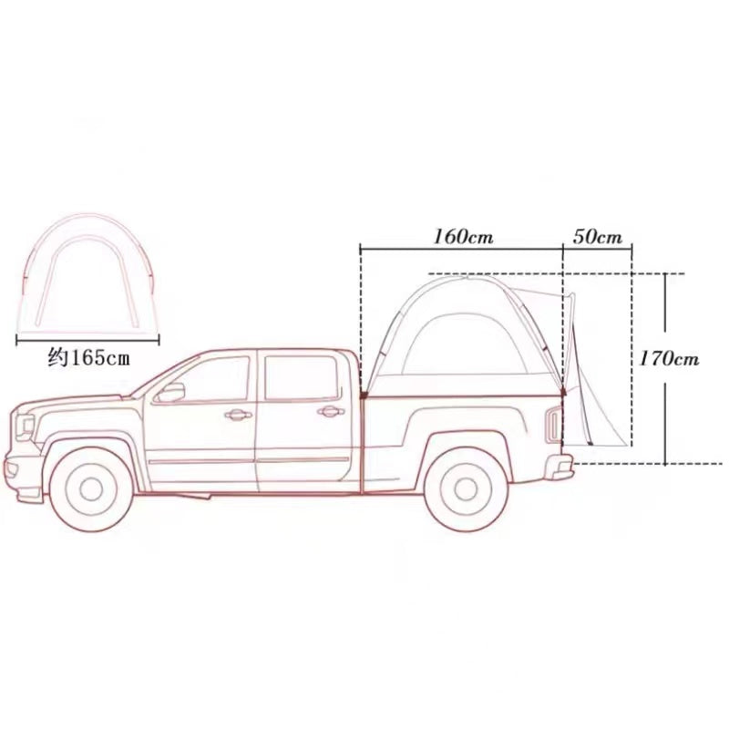 Truck Tent - 4 Seasons Home Gadgets