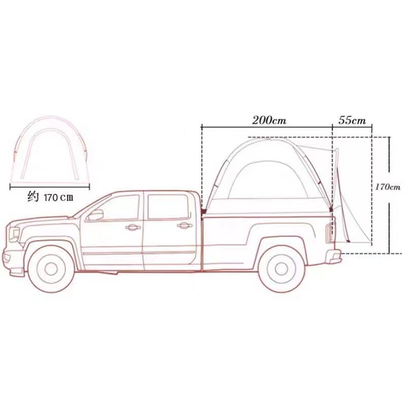 Truck Tent - 4 Seasons Home Gadgets