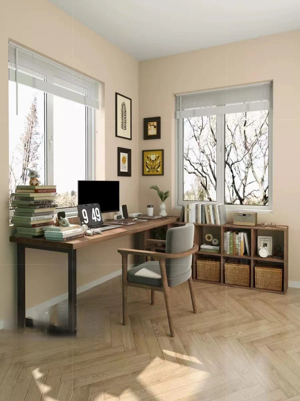 Tharpe L-Shape Desk - 4 Seasons Home Gadgets