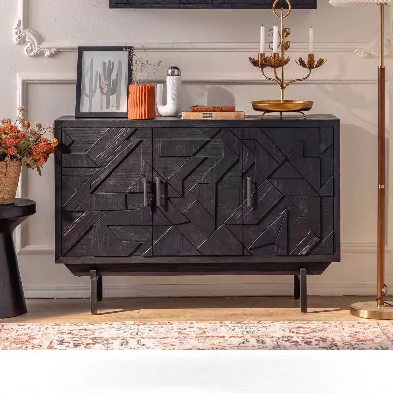 Whisnant Cabinet Sideboard Coffee TV Console Table Set - 4 Seasons Home Gadgets