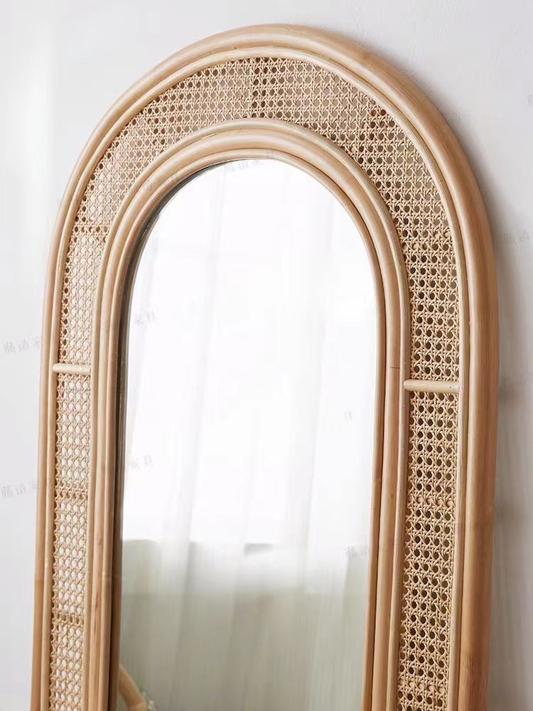 Willshire Rattan Wall Mirror - 4 Seasons Home Gadgets