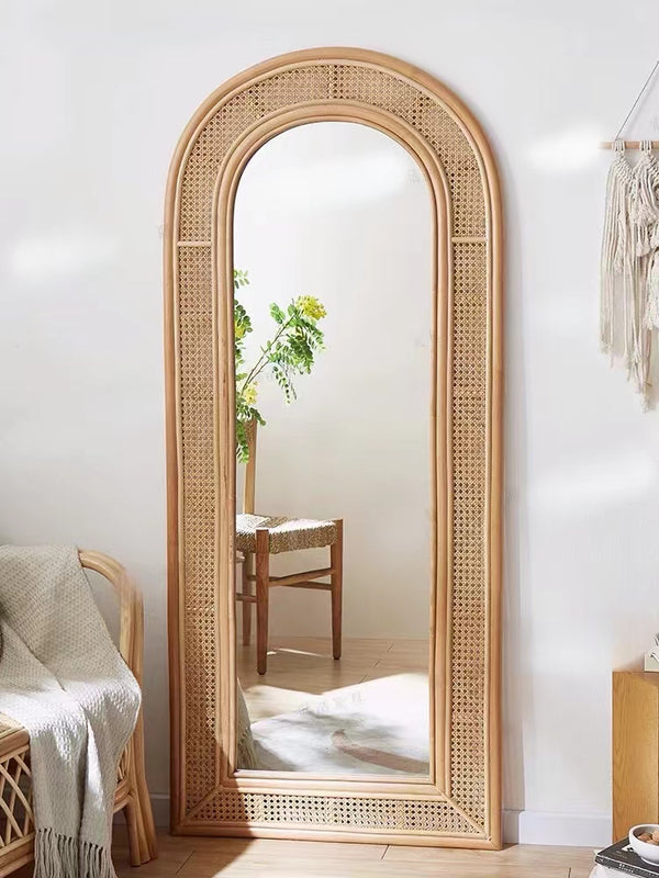 Willshire Rattan Wall Mirror - 4 Seasons Home Gadgets