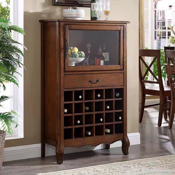 Wood Bar Cabinet - 4 Seasons Home Gadgets