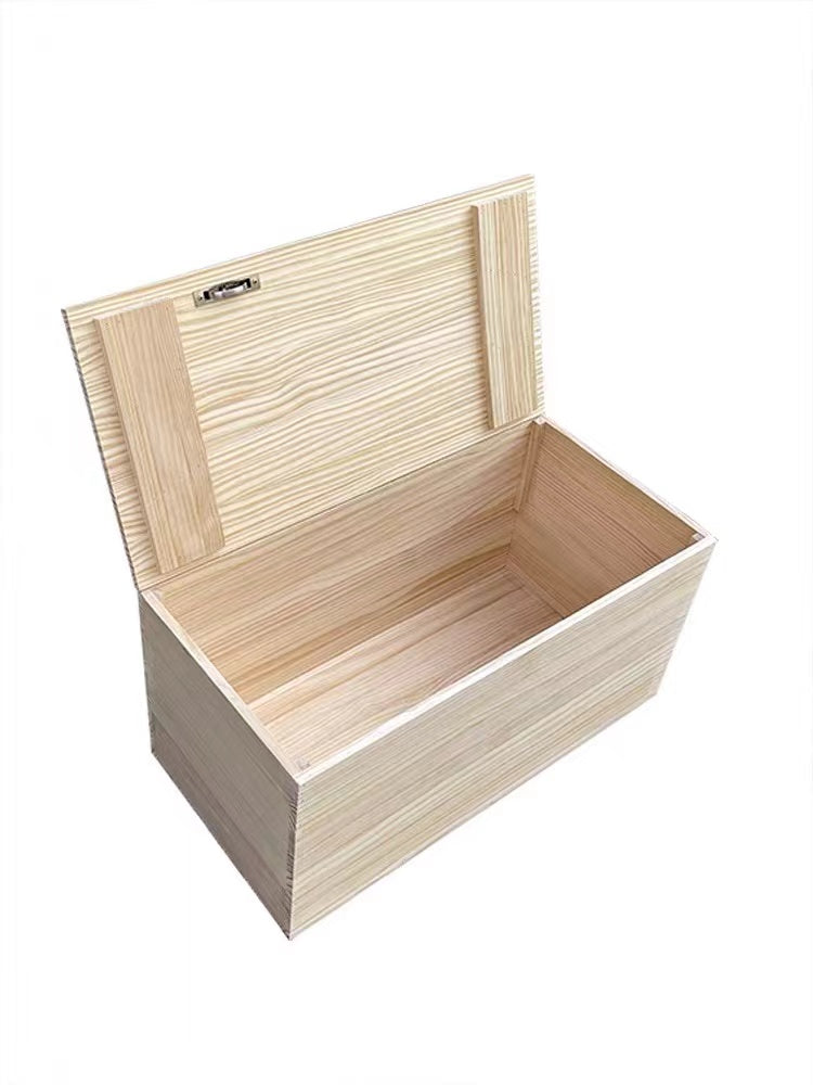 Wood Crate Storage Box - 4 Seasons Home Gadgets