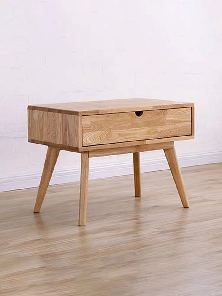 Wooden Square 1 Drawer End Table - 4 Seasons Home Gadgets