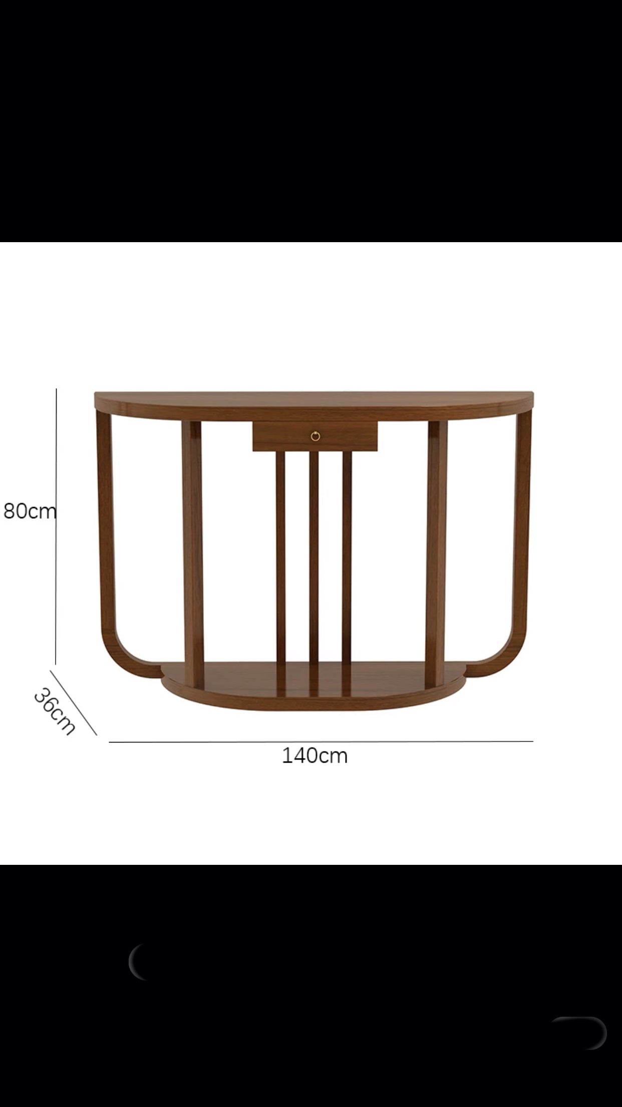 100-140cm Jones Console Table - 4 Seasons Home Gadgets