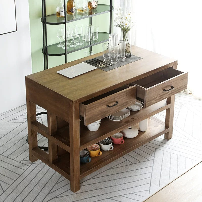 100-180cm Wide Kitchen Island Table