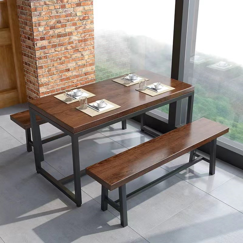 120-200cm 4 Person Dining Set