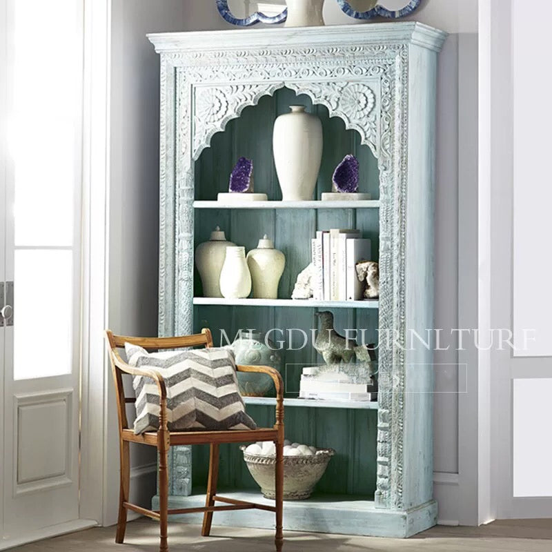 120cm Solid Wood Bookcase - 4 Seasons Home Gadgets