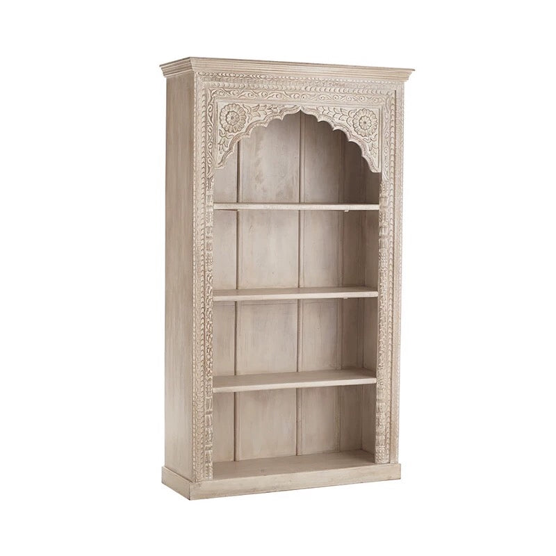120cm Solid Wood Bookcase - 4 Seasons Home Gadgets