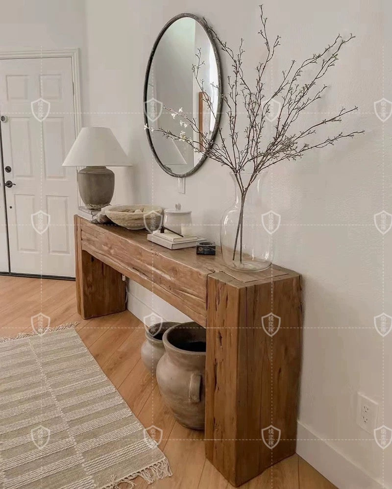120cm Solid Wood Console Table - 4 Seasons Home Gadgets