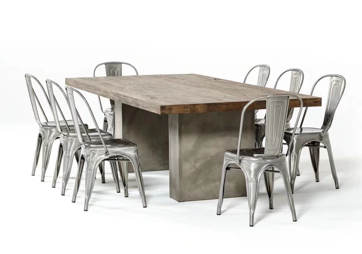 160-380cm Torian Solid Oak Dining Table - 4 Seasons Home Gadgets