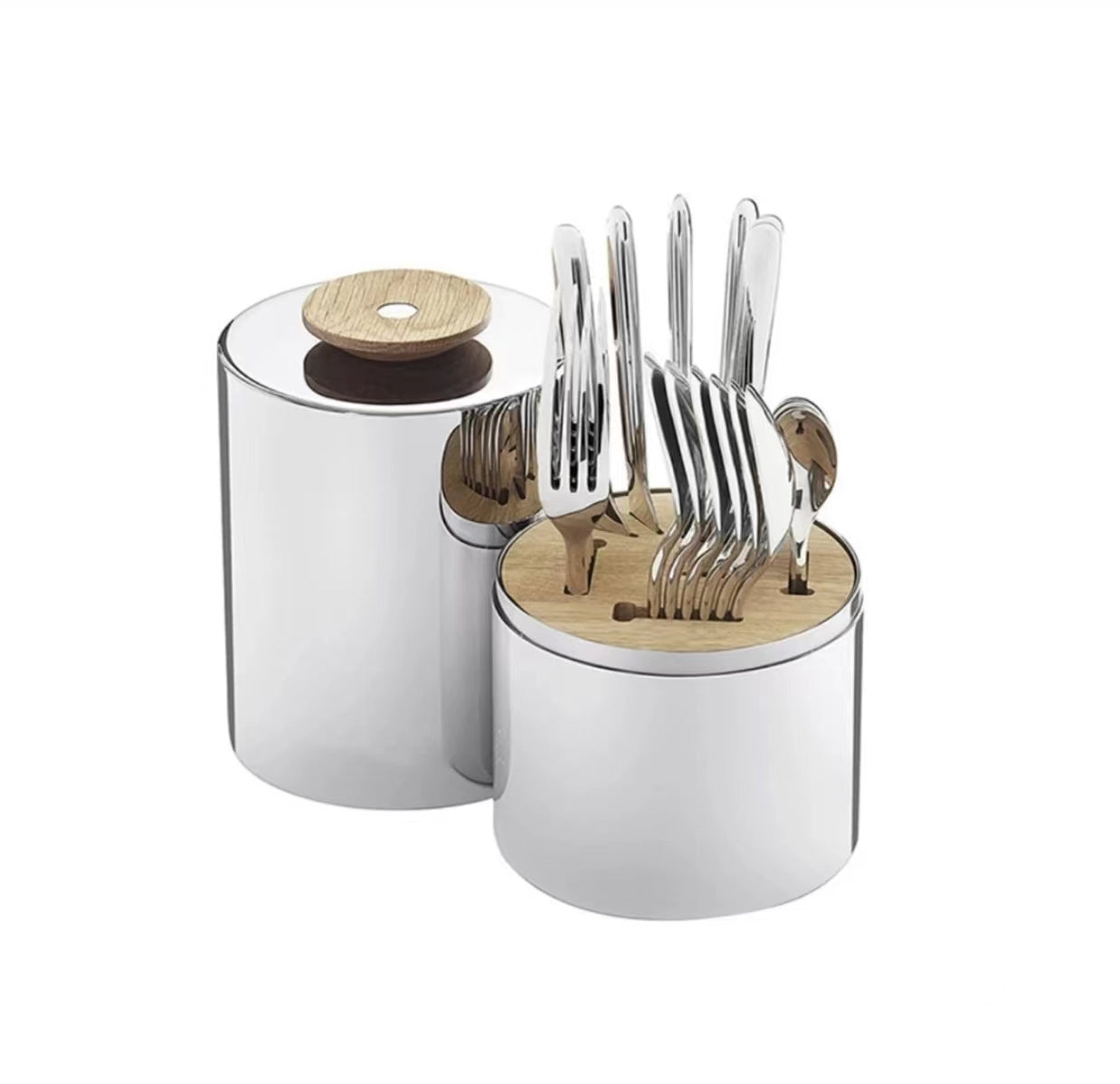 24-Piece Gift Set Stainless Steel with Gift Box For 6 - 4 Seasons Home Gadgets