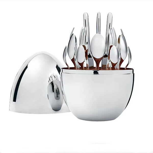 24-Piece Gift Set Stainless Steel with Gift Box For 6 - 4 Seasons Home Gadgets