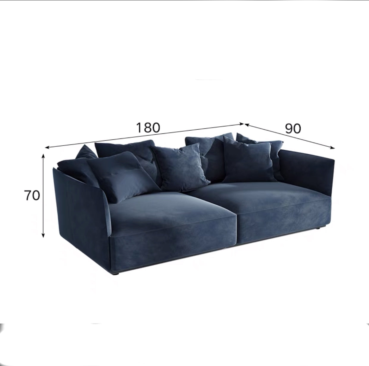 280cm Wide Sofa Chaise - 4 Seasons Home Gadgets