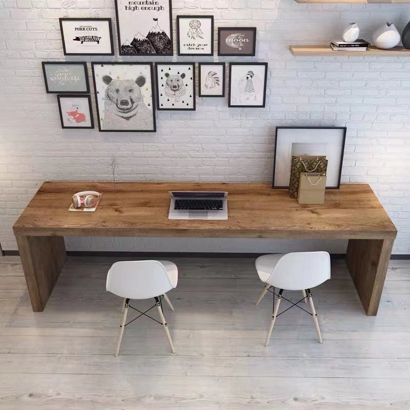 2 People Solid Log Working Desk - 4 Seasons Home Gadgets