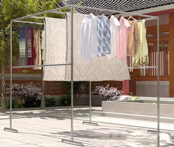 2 Tiers Outdoor Drying Rack - 4 Seasons Home Gadgets