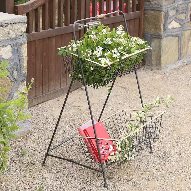 3-Tier Wire Basket Stand - 4 Seasons Home Gadgets