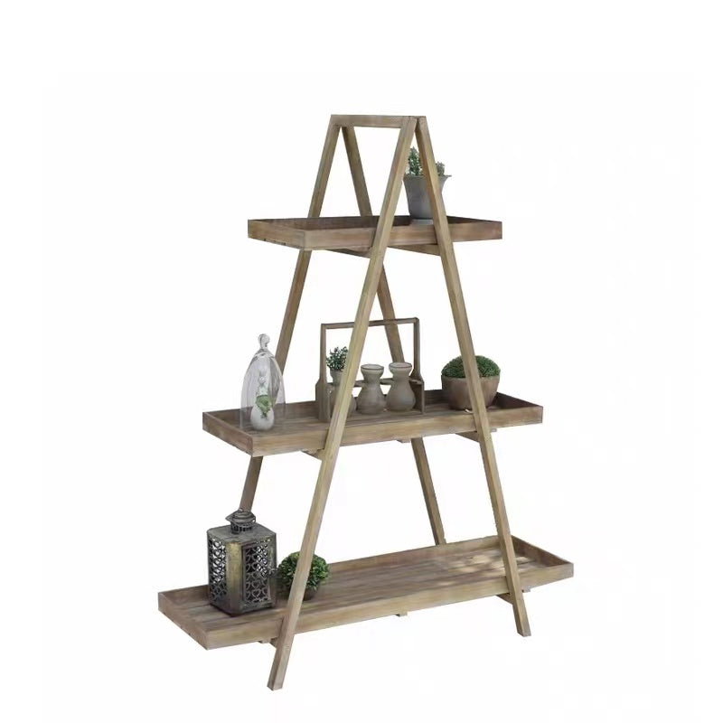 3 Tier Wood Plant Stand - 4 Seasons Home Gadgets