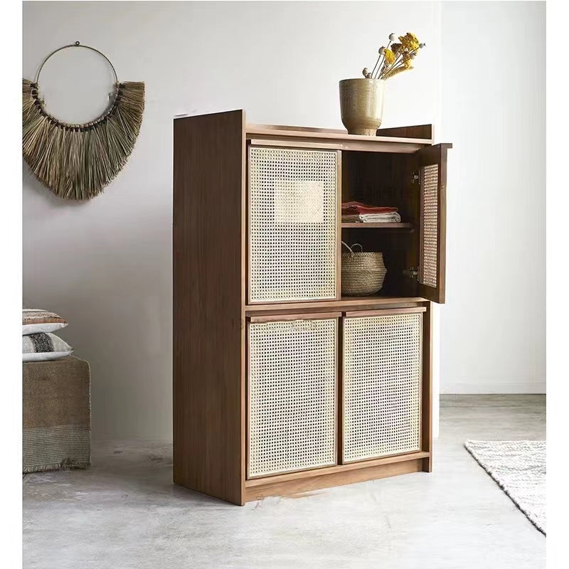 40 Inches Mesh Wide Storage Cabinet - 4 Seasons Home Gadgets