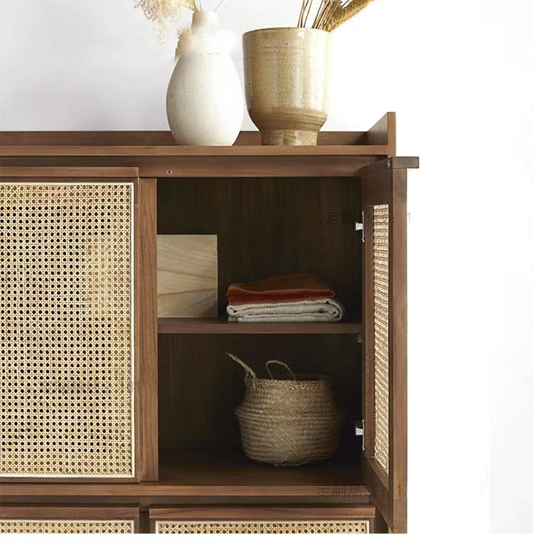 40 Inches Mesh Wide Storage Cabinet - 4 Seasons Home Gadgets