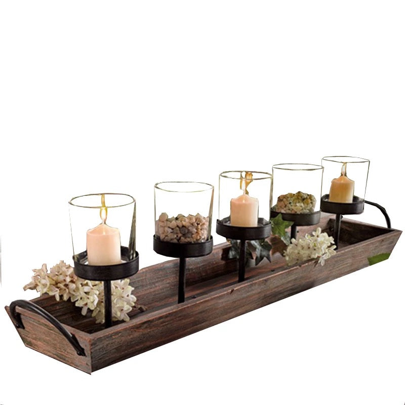 5 Piece Tabletop Hurricane Set - 4 Seasons Home Gadgets