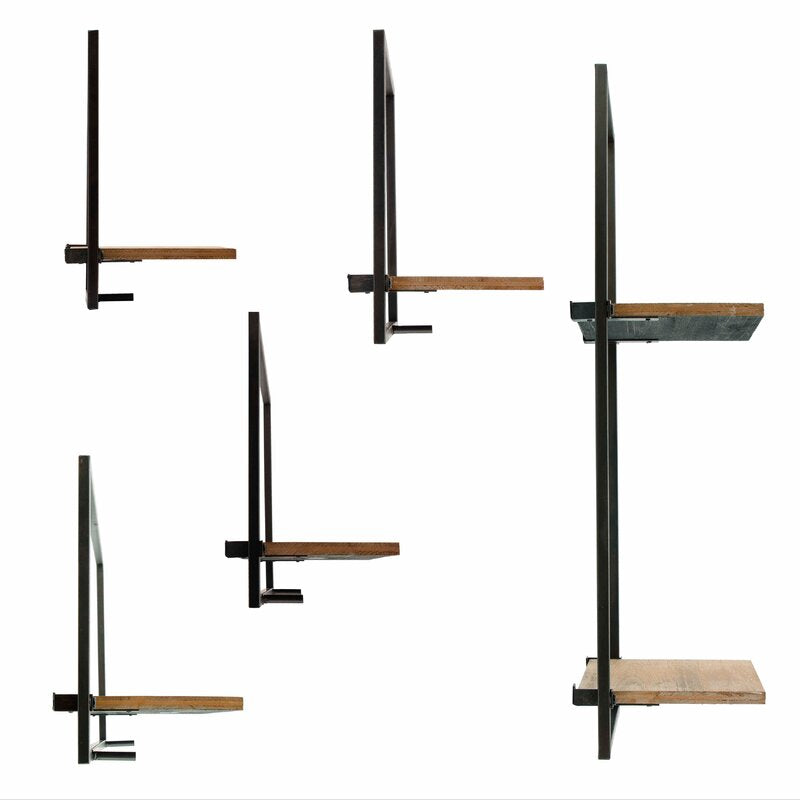 5 Piece Wall Shelf Set (Set of 5) - 4 Seasons Home Gadgets