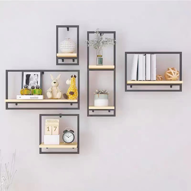 5 Piece Wall Shelf Set (Set of 5) - 4 Seasons Home Gadgets