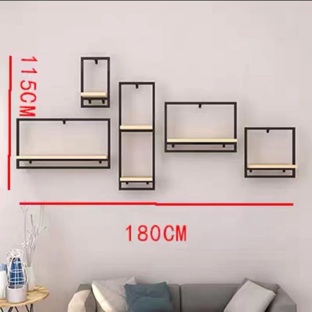 5 Piece Wall Shelf Set (Set of 5) - 4 Seasons Home Gadgets