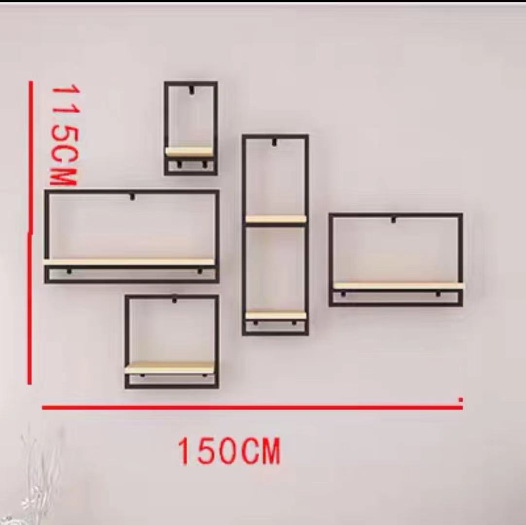 5 Piece Wall Shelf Set (Set of 5) - 4 Seasons Home Gadgets