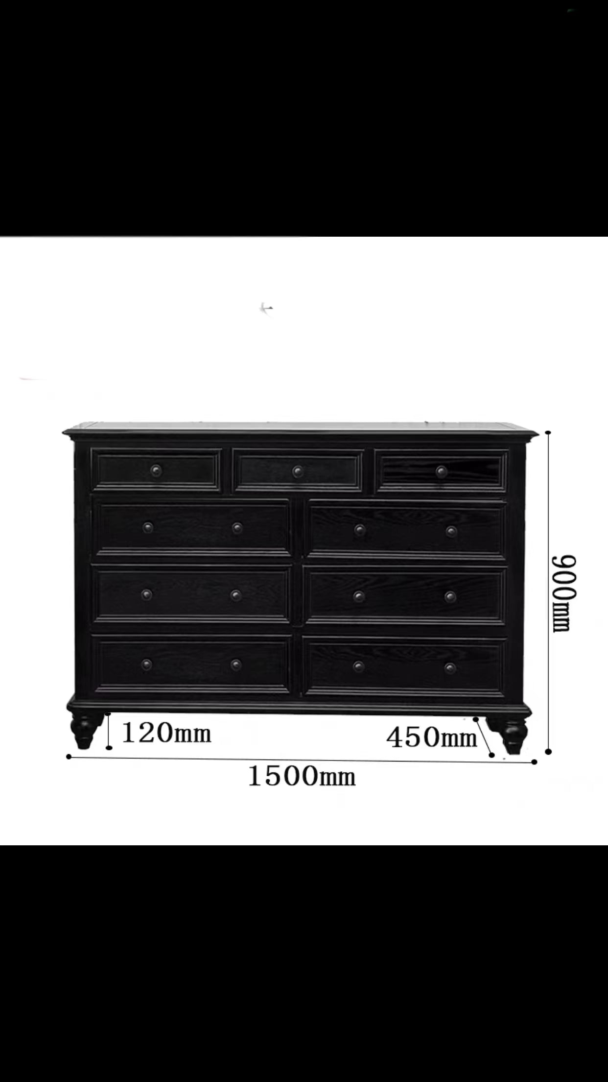 85-200cm Jaylene Drawer Dresser - 4 Seasons Home Gadgets