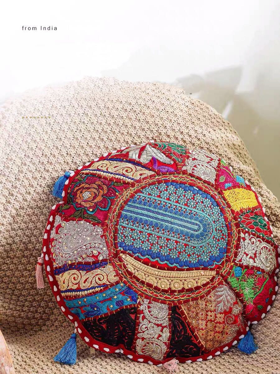 Aahana Round Small Cushion - 4 Seasons Home Gadgets