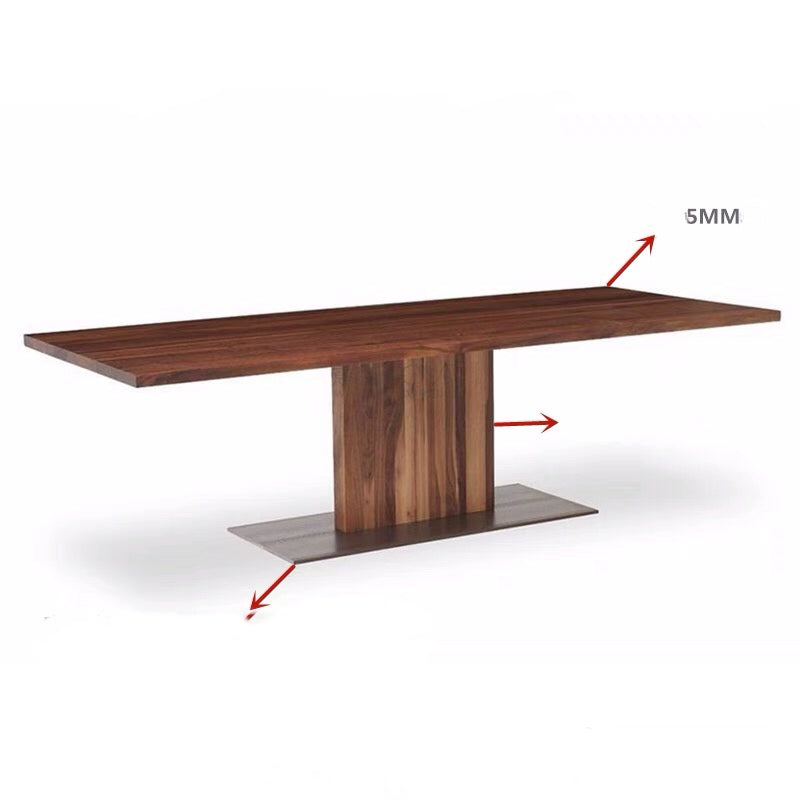 Abdulloh Pedestal Dining Table - 4 Seasons Home Gadgets