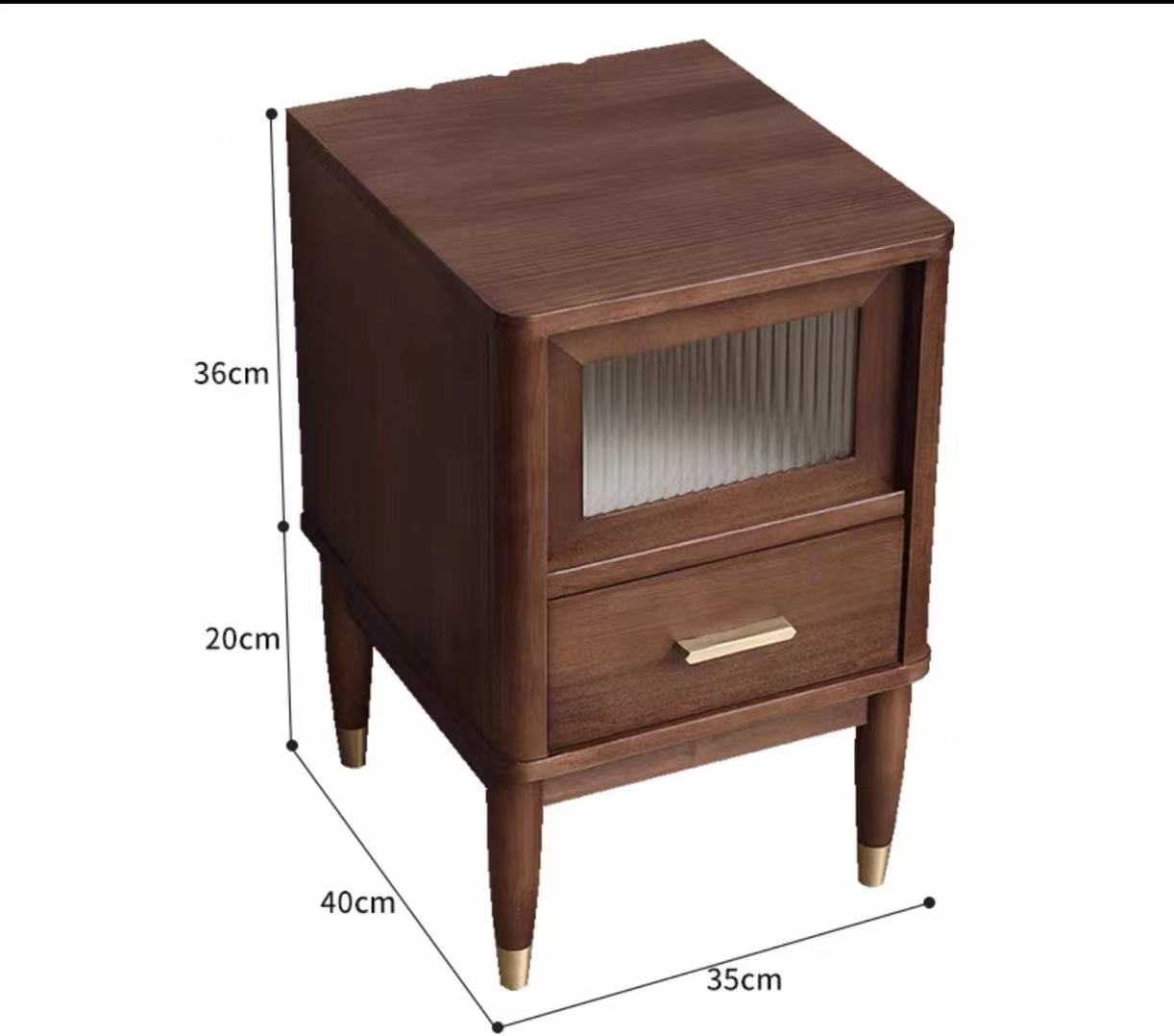 Acorn Drawer Nightstand - 4 Seasons Home Gadgets