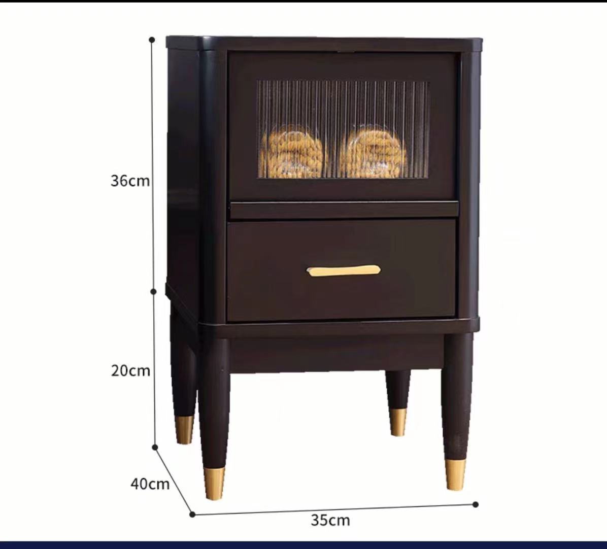 Acorn Drawer Nightstand - 4 Seasons Home Gadgets