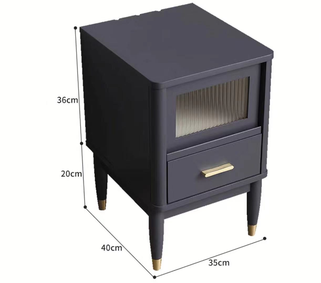 Acorn Drawer Nightstand - 4 Seasons Home Gadgets