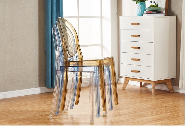 Acrylic Stacking Side Chair - 4 Seasons Home Gadgets