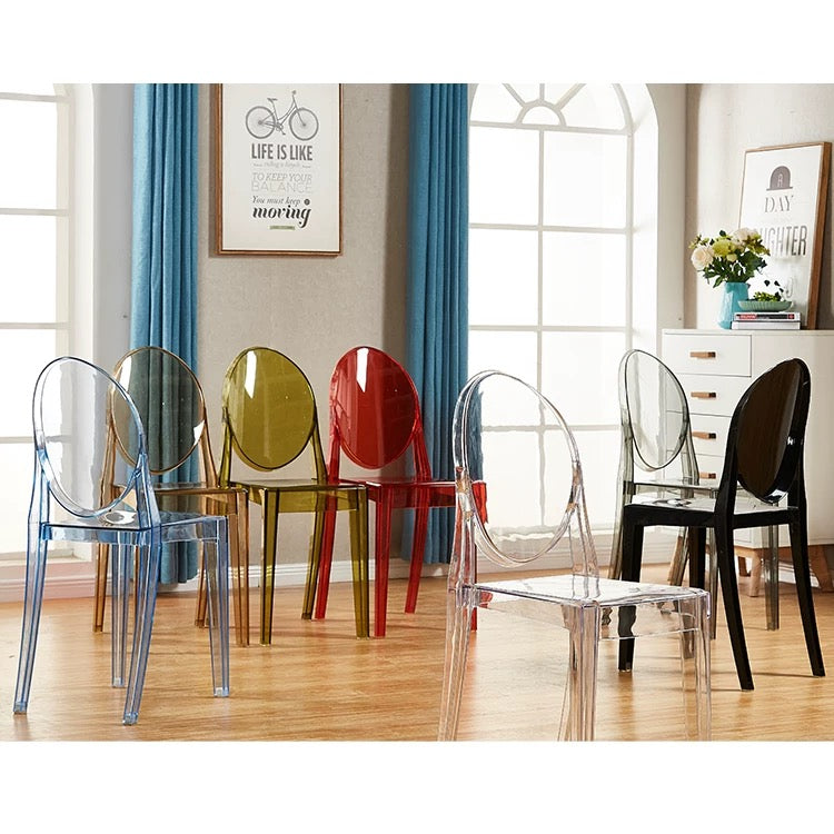 Acrylic Stacking Side Chair - 4 Seasons Home Gadgets