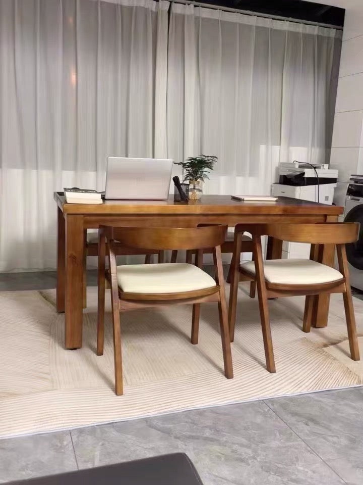 Aladdin Solid Wood Dining Table - 4 Seasons Home Gadgets