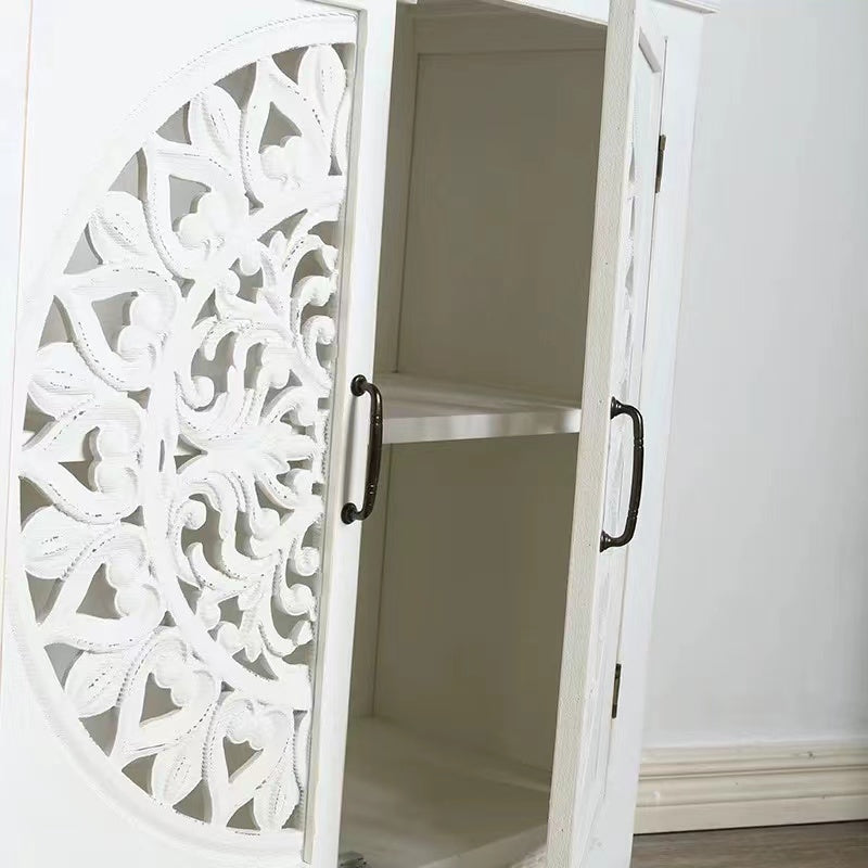 Alexandre Solid Wood 2 Door Cabinet - 4 Seasons Home Gadgets