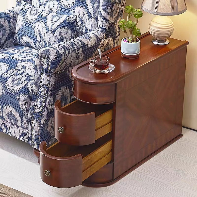 Algona Solid Wood Drawer End Table - 4 Seasons Home Gadgets