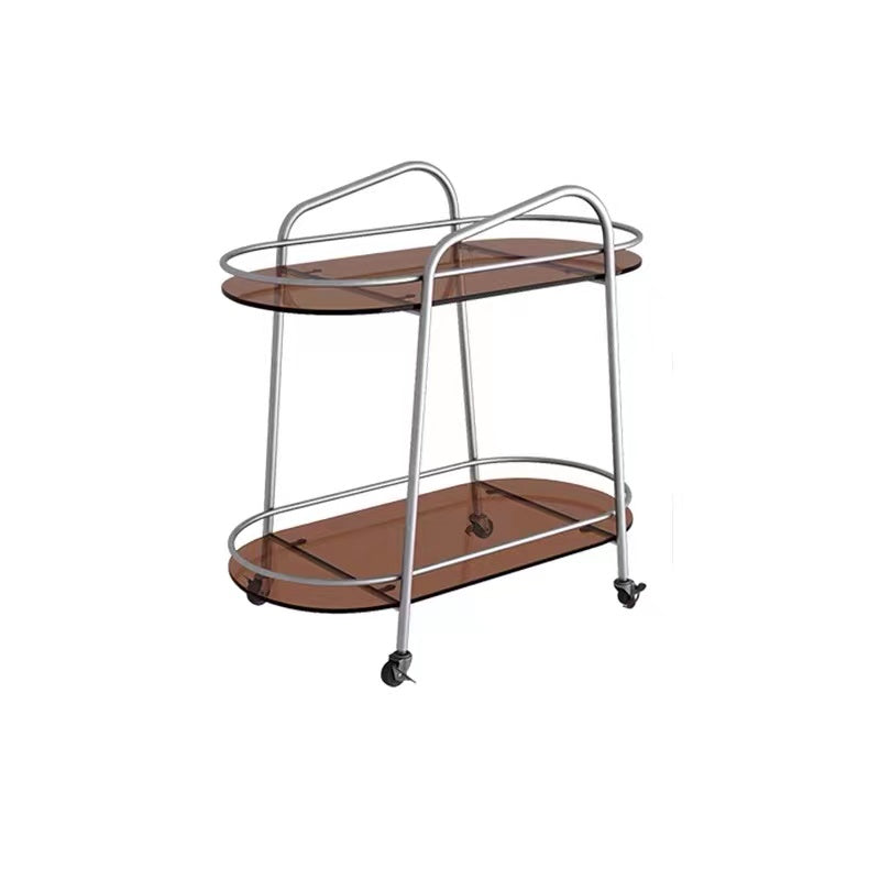 Amber Acrylic Trolley Cart - 4 Seasons Home Gadgets