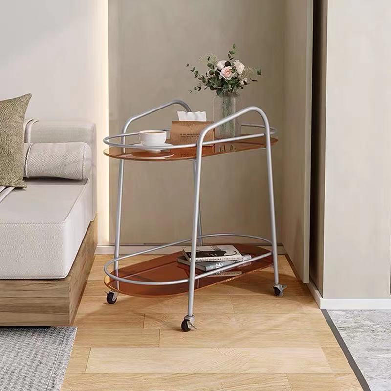 Amber Acrylic Trolley Cart - 4 Seasons Home Gadgets