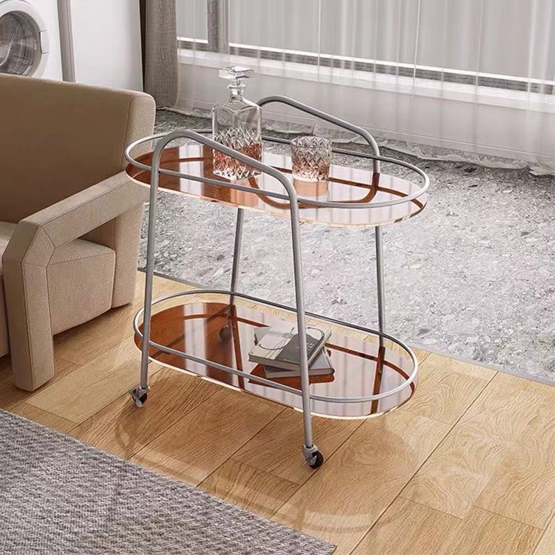 Amber Acrylic Trolley Cart - 4 Seasons Home Gadgets