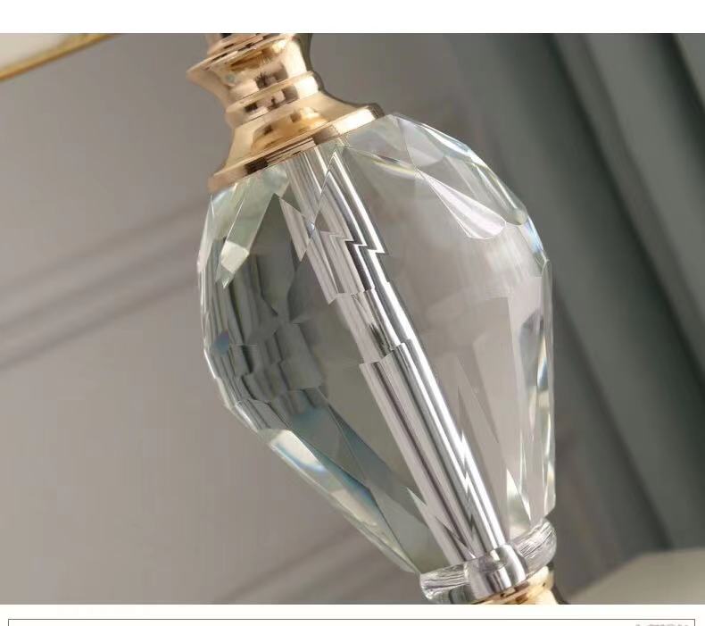 Amber Crystal Table Lamp - 4 Seasons Home Gadgets